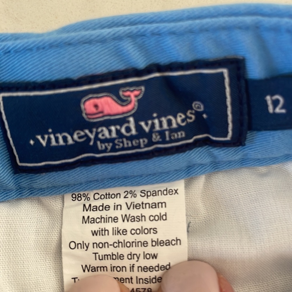 Boys size 12 Vineyard Vines Breaker Shorts blue